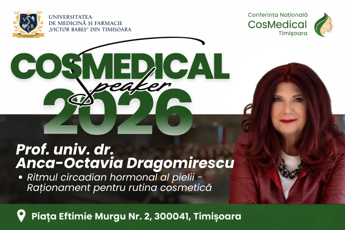 Prof. Dr. Anca-Octavia Dragomirescu la CosMedical 2026