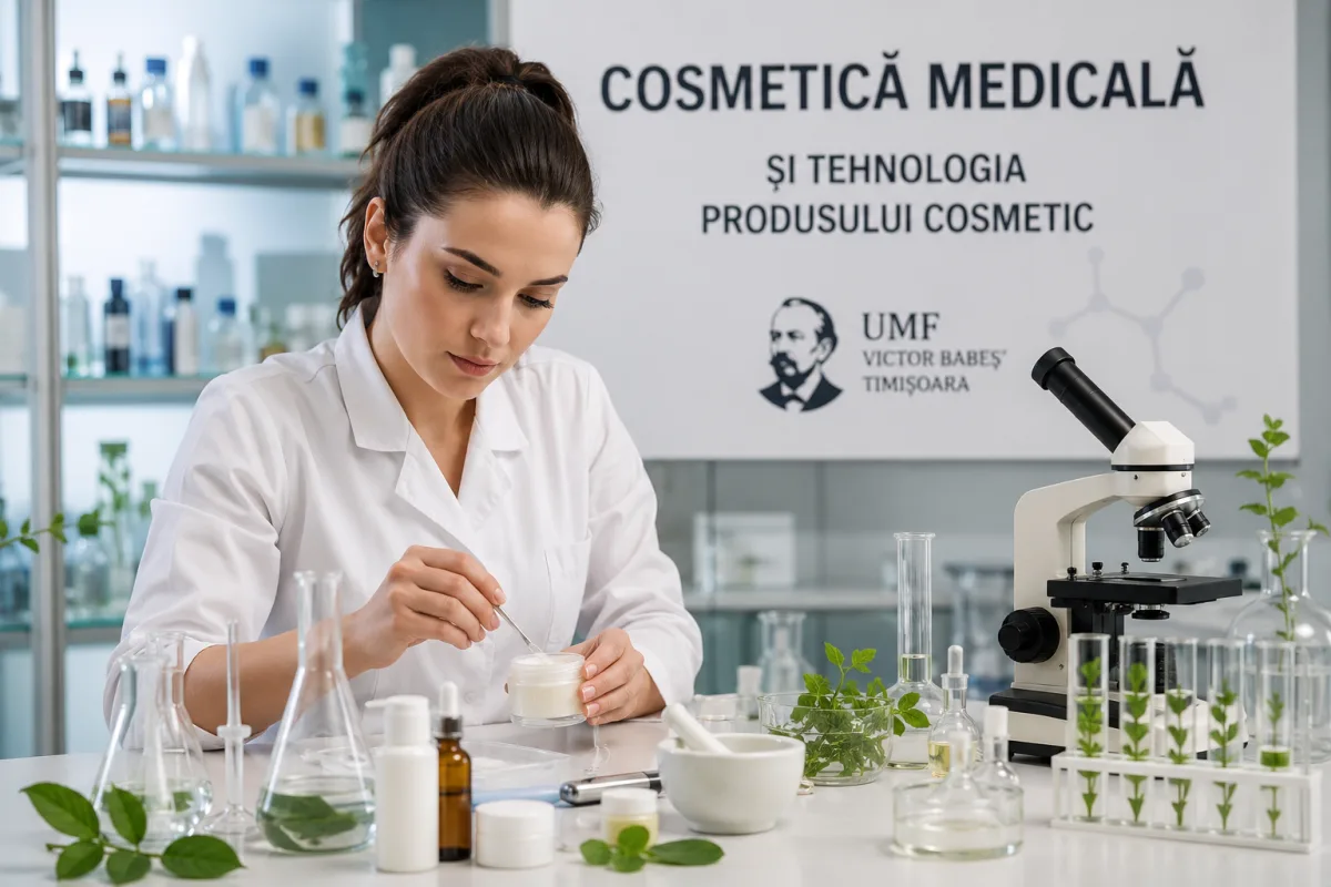 Cosmetică medicală și tehnologia produsului cosmetic la UMF „Victor Babeș” din Timișoara