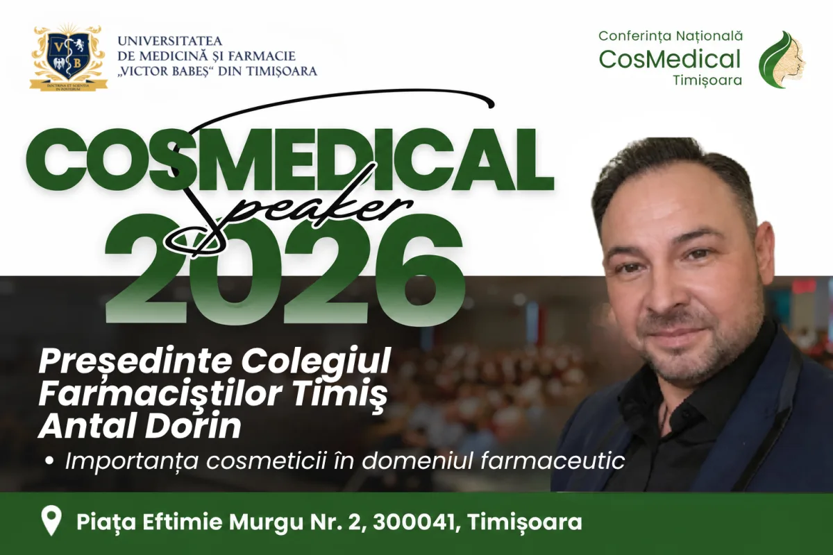 Dorin Antal la CosMedical 2026: Cosmetica în Farmacie