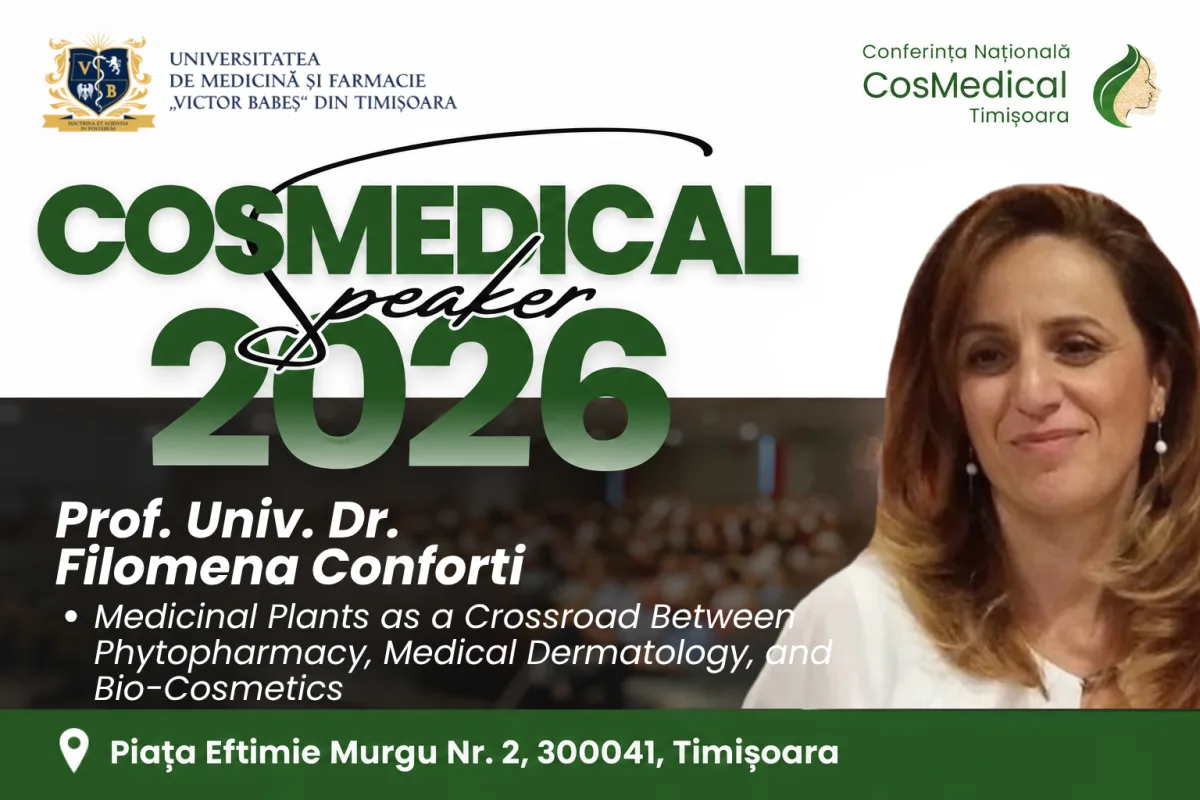 Prof. Filomena Conforti la CosMedical Timișoara 2026