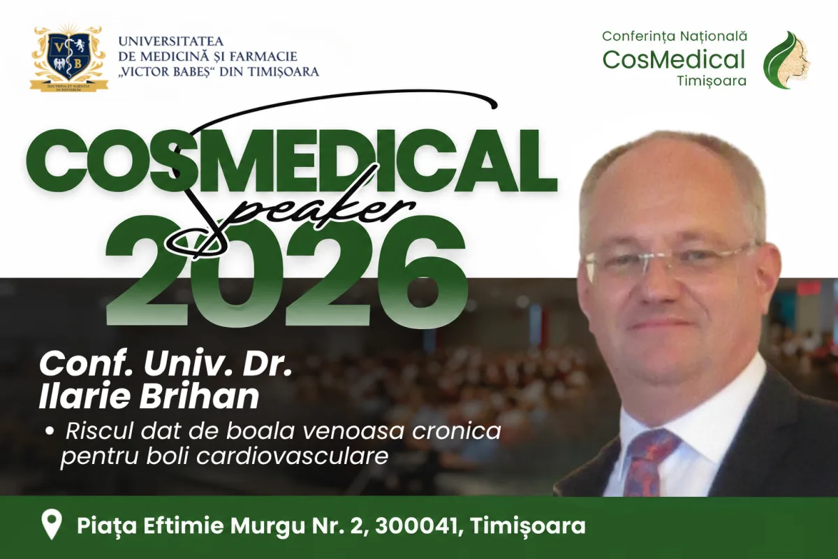 Conf. Dr. Ilarie Brihan la CosMedical Timișoara 2026