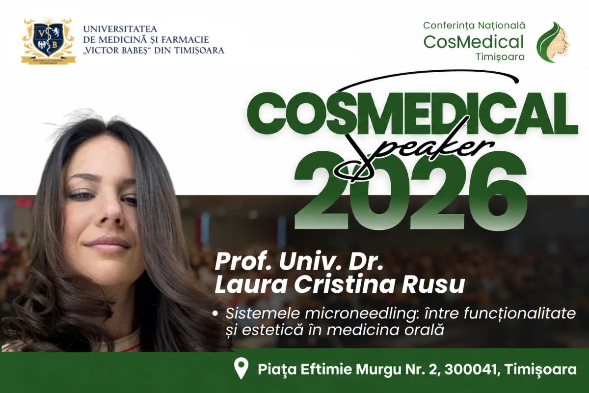 Prof. Dr. Laura Cristina Rusu la CosMedical 2026