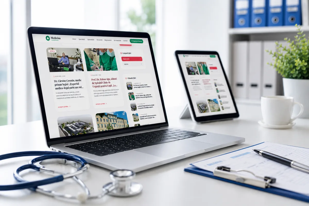 Medicina-Timisoara.ro este prezentă pe Google News