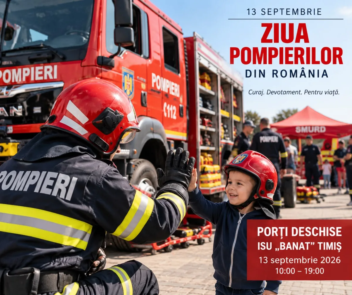 13 septembrie, Ziua Pompierilor din România: de la stingerea incendiilor la intervențiile SMURD și primul ajutor calificat