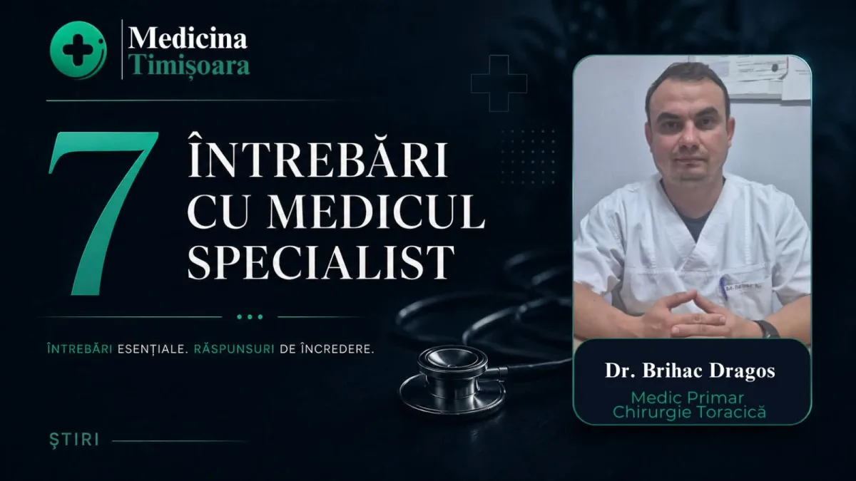 7 întrebări cu Dr. Dragoș Brihac